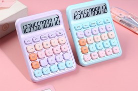 Calculadora colores teclas mecanicas